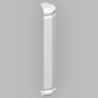 Fascia Board - Ogee 135˚ External Corner Trim - 350mm - White Fascia Board - Ogee 135˚ External Corner Trim - 350mm - White