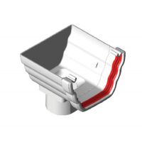 Freeflow 135mm Ogee Gutter Stopend Outlet