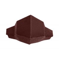 Britmet - Pantile 2000 - Hip End Cap - Antique Red Britmet - Pantile 2000 - Hip End Cap - Antique Red