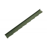 Britmet - Plaintile - Left Hand Side Wall Flashing - Moss Green (1250mm) Britmet - Plaintile - Left Hand Side Wall Flashing - Moss Green (1250mm)
