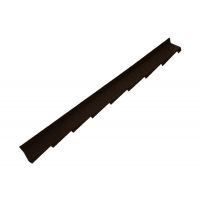 Britmet - Plaintile - Right Hand Side Wall Flashing - Bramble Brown (1250mm) Britmet - Plaintile - Right Hand Side Wall Flashing - Bramble Brown (1250mm)