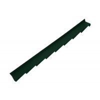 Britmet - Plaintile - Right Hand Side Wall Flashing - Tartan Green (1250mm) Britmet - Plaintile - Right Hand Side Wall Flashing - Tartan Green (1250mm)
