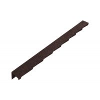 Britmet - Plaintile - Left Hand Barge - Rustic Brown (1250mm) Britmet - Plaintile - Left Hand Barge - Rustic Brown (1250mm)