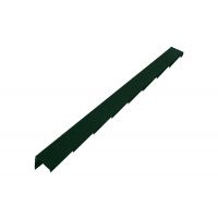 Britmet - Plaintile - Right Hand Barge - Tartan Green (1250mm)