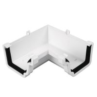 Plastic Guttering Universal Plus - Internal 90˚ Angle 128mm x 88mm - Black Plastic Guttering Universal Plus - Internal 90˚ Angle 128mm x 88mm - Black