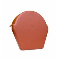 Lightweight Tiles - Smooth Budget Ridge End Cap - Red Lightweight Tiles - Smooth Budget Ridge End Cap - Red
