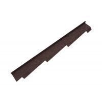 Britmet - Right Hand Side Wall Flashing - Rustic Brown (1250mm) Britmet - Right Hand Side Wall Flashing - Rustic Brown (1250mm)