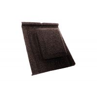 Britmet - Slate 2000 - Air Vent Tile - Rustic Brown Britmet - Slate 2000 - Air Vent Tile - Rustic Brown