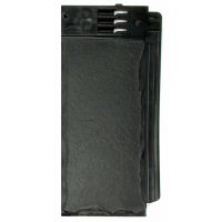 Envirotile - Half Plastic Slate Tile - Slate Grey (Pack of 10) Envirotile - Half Plastic Slate Tile - Slate Grey (Pack of 10)