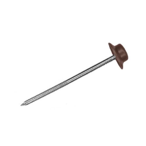 Onduline Capped Fixing Nails - 65mm x 18mm x 3.4mm - Brown (Bag of 400)