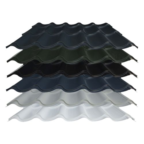Steel Pantile Effect Roofing Sheet (33/1000) - Polyester Paint Coated - 0.5mm / 0.7mm