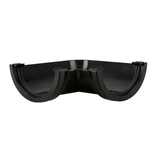 Brett Martin uPVC Roundstyle Guttering  90° Angle - 112mm - Black
