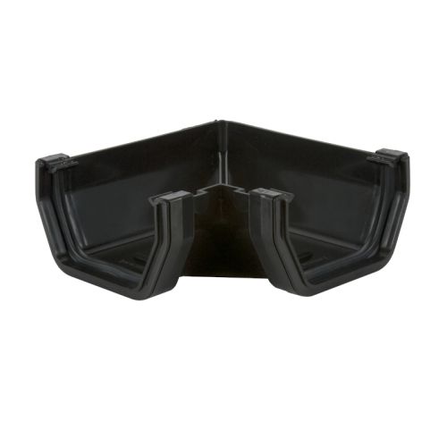 Brett Martin uPVC Squarestyle Guttering  90° Angle - 114mm - Black