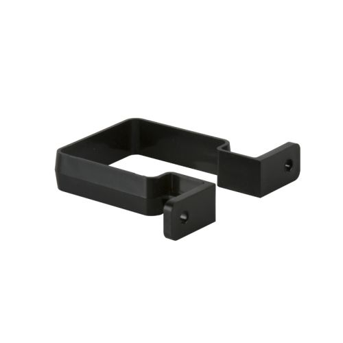 Brett Martin uPVC Squarestyle Guttering Downpipe Bracket - 65mm - Black