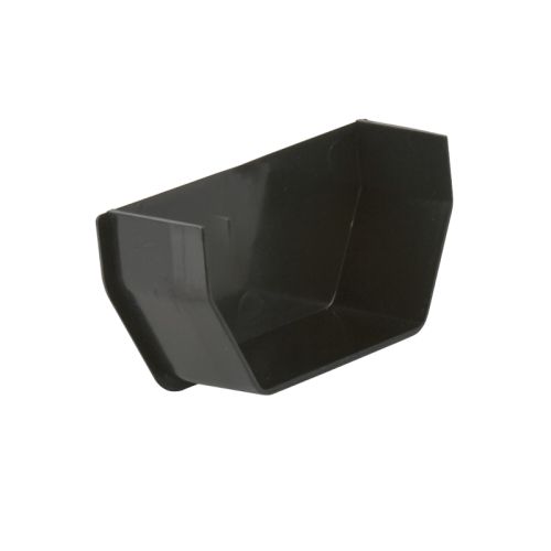 Brett Martin uPVC Squarestyle Guttering Internal Stopend  - 114mm - Black