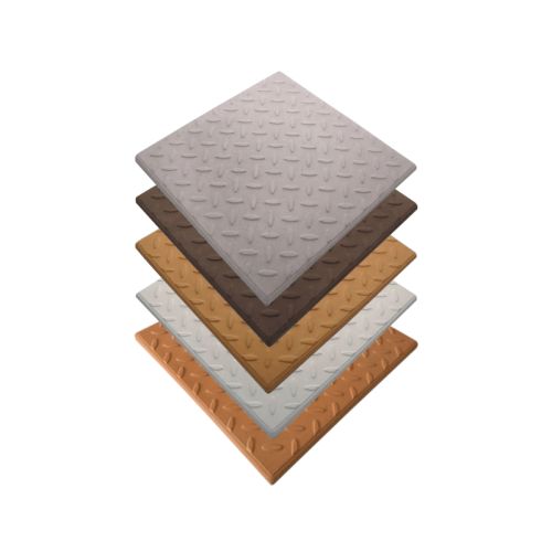 Castle Composites - Castile Checkerplate GRC Promenade Tiles - 297mm x 297mm x 12mm