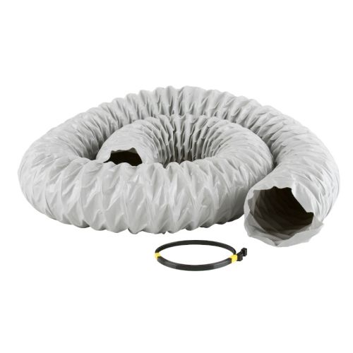 Corovent - 110mm PVC Coated Flexi Tube with Clips