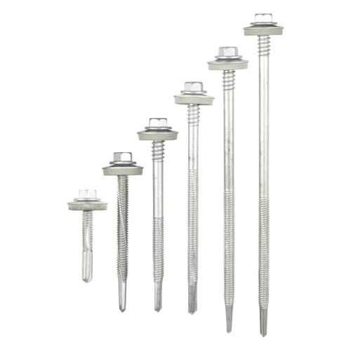 Metal Sheet to Heavy Steel Section TEK Screws (25mm - 150mm) - 100 Pack