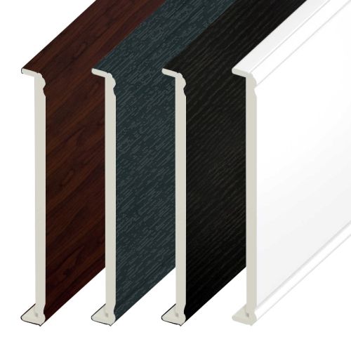 Double-Ended Ogee UPVC Fascia Board - 5000mm x 400mm x 18mm
