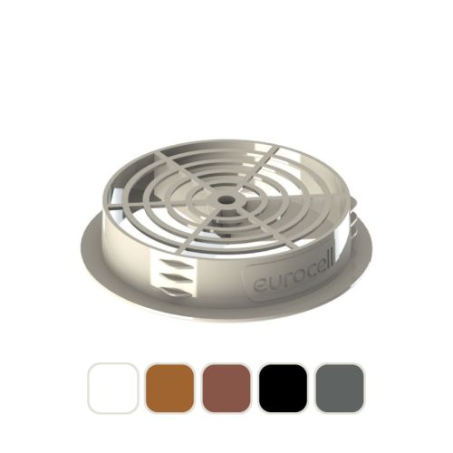Polypropylene Circular Soffit Vent - 80mm
