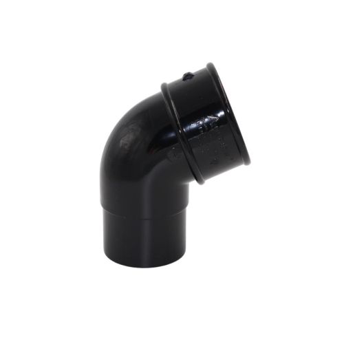 Aquaflow UPVC Half Round Guttering Downpipe Offset Bend - 68mm