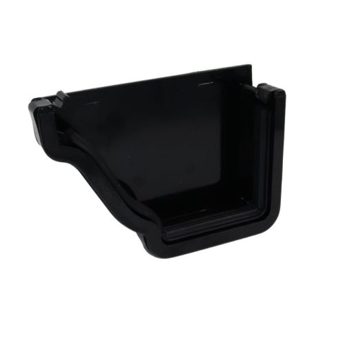 Aquaflow UPVC Ogee Guttering External Stop End - 128mm x 88mm