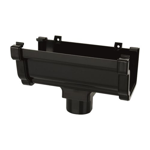 Aquaflow UPVC Ogee Guttering - Running Outlet - 128mm x 88mm