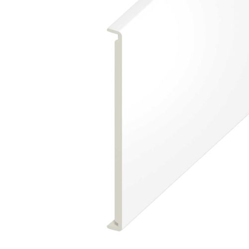 Box End Standard UPVC Fascia Board - Smooth White (1250mm x 450mm x 9mm)