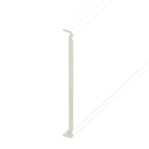 Box End Ogee UPVC Fascia Board - Smooth White (1250mm x 400mm x 18mm)