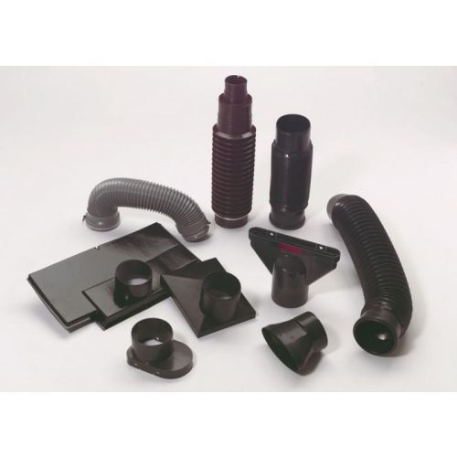 Klober Adaptor for 10k Slate Vent and Profile Line Tile Vents - Dia 100mm x W 86mm x L 76mm (Box of 10)