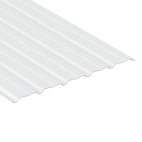 Steel Box Profile Internal Liner Panel (20/1000) - Bright White Polyester Paint Coated - 0.4mm / 0.7mm
