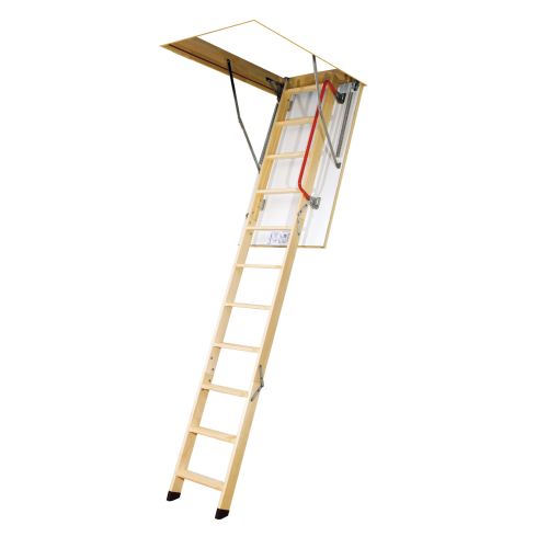 Fakro LWK Komfort - Folding Wooden Loft Ladder and Hatch