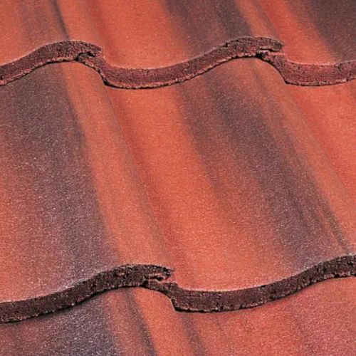 Marley - Anglia - Concrete Tile Range - Old English Dark Red
