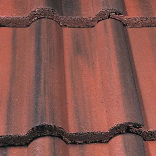 Marley - Double Roman - Concrete Tile Range - Old English Dark Red