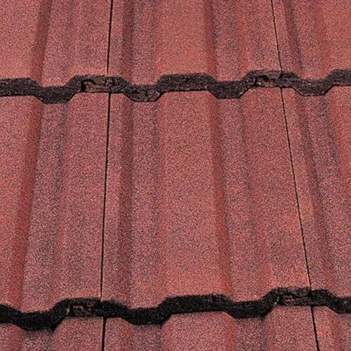 Marley - Ludlow Plus - Concrete Tile Range - Dark Red