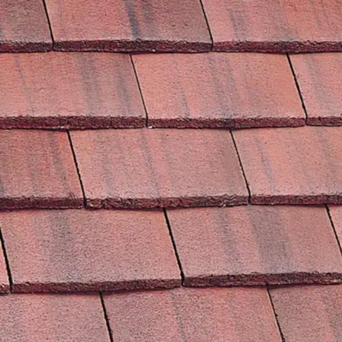 Marley - Plain Tiles - Concrete Tile Range - Old English Dark Red