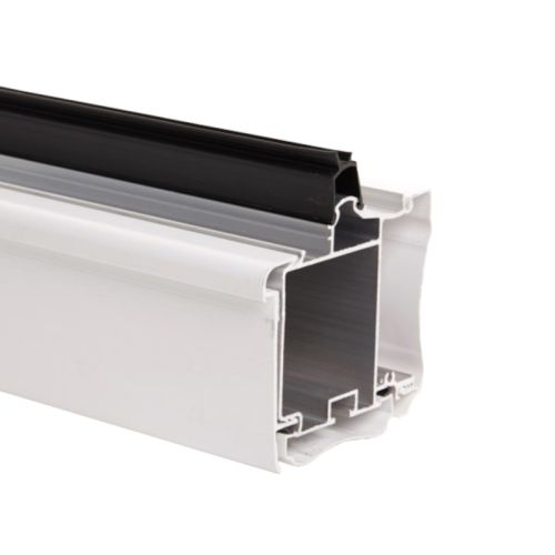 Poly X Aluminium Roof Glazing Eavesbeam - White