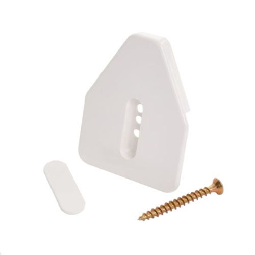 Poly X Heavy Duty Self Supporting Glazing Bar End Cap - White