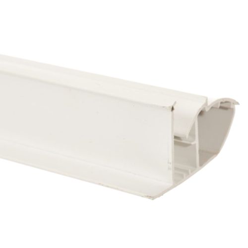 Poly X PVC Roof Glazing End Bar Adapter - White