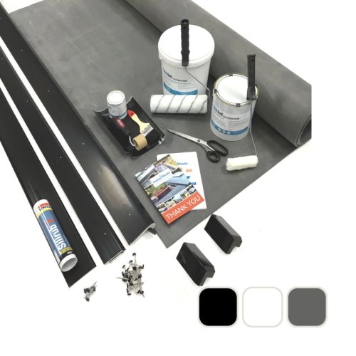 Classic Bond - EPDM Rubber Porch Roof Kit with Trims