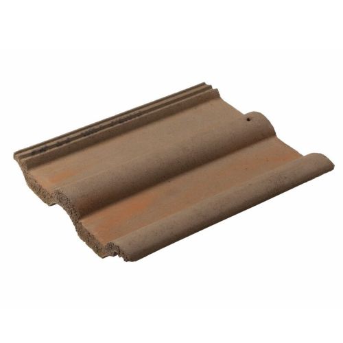 Redland 50 Double Roman Concrete Roof Tile - Smooth Breckland Brown (2201)