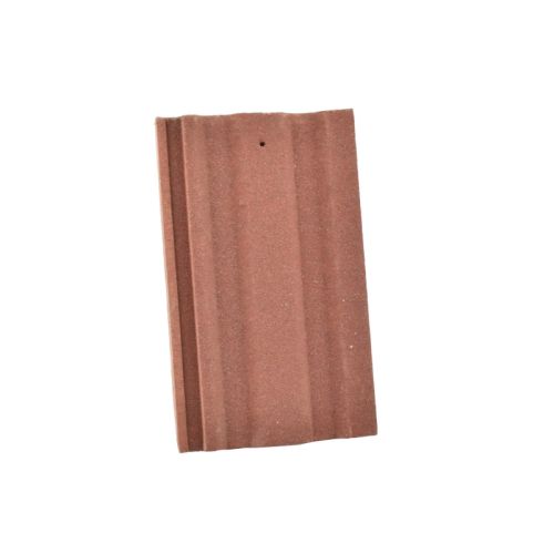 Sandtoft Standard Pattern Concrete Roof Tile - Sandfaced Mottled Red