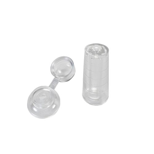Solstice Corrugated Sheet Fixing Caps - Clear (Pack of 50)