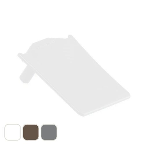 Solstice PVC Snap Down Extended Glazing Bar End Cap