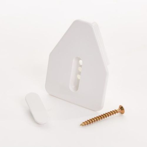 Poly X Heavy Duty Self Supporting Glazing Bar End Cap - White