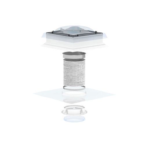 VELUX TCF/TCR 0K14 Flat Roof Sun Tunnel - 14