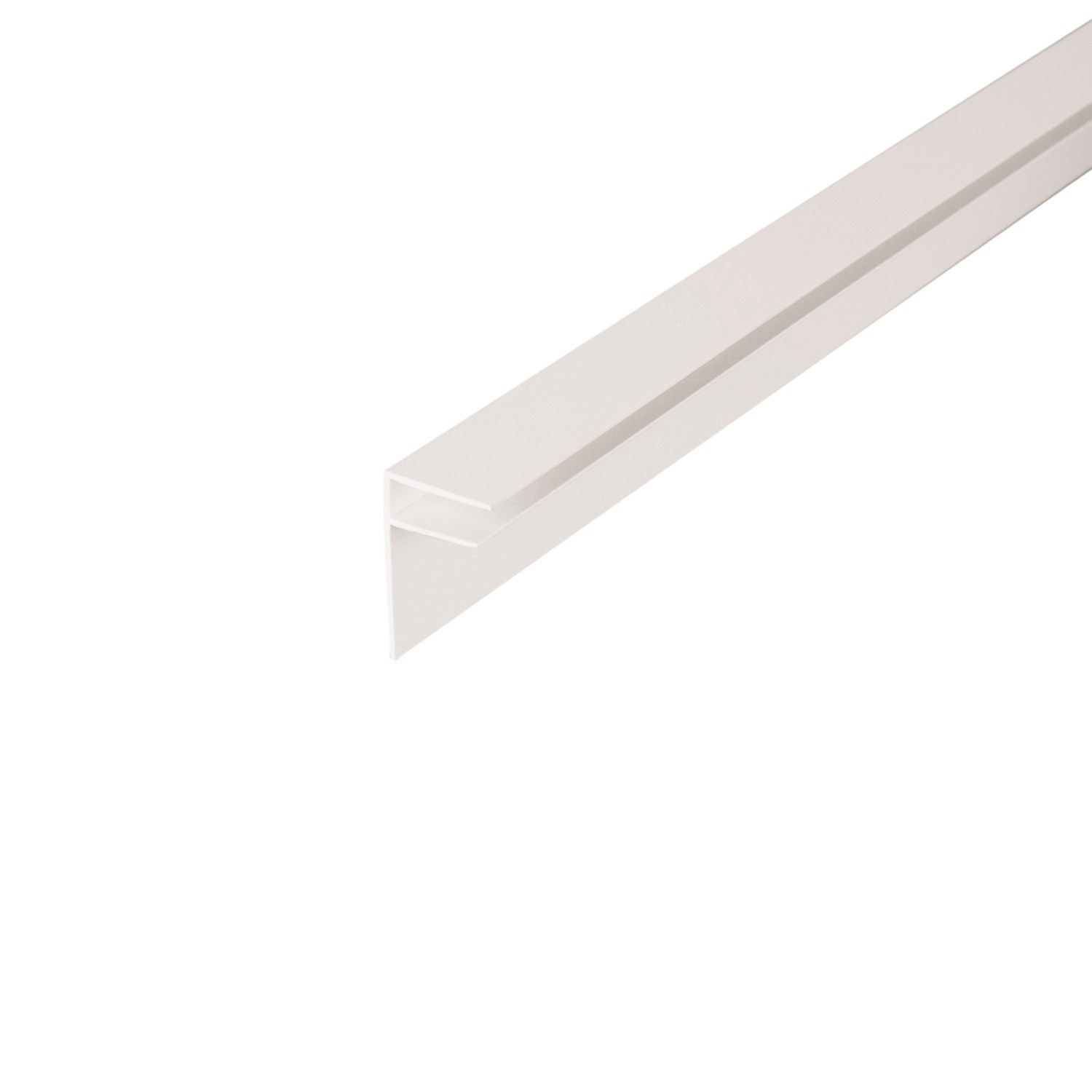Corotherm - 10mm Polycarbonate Sheet Side Flashing -  White (6m)