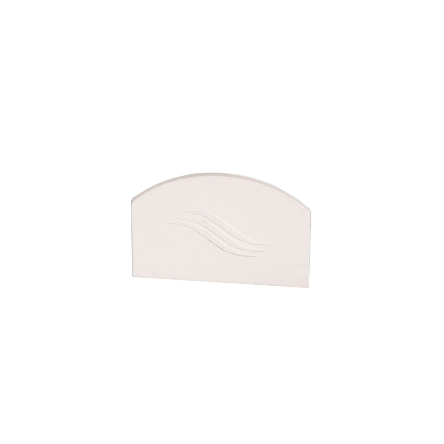 Corotherm - 10/16/25mm Polycarbonate Sheet Glazing Bar End Caps - White