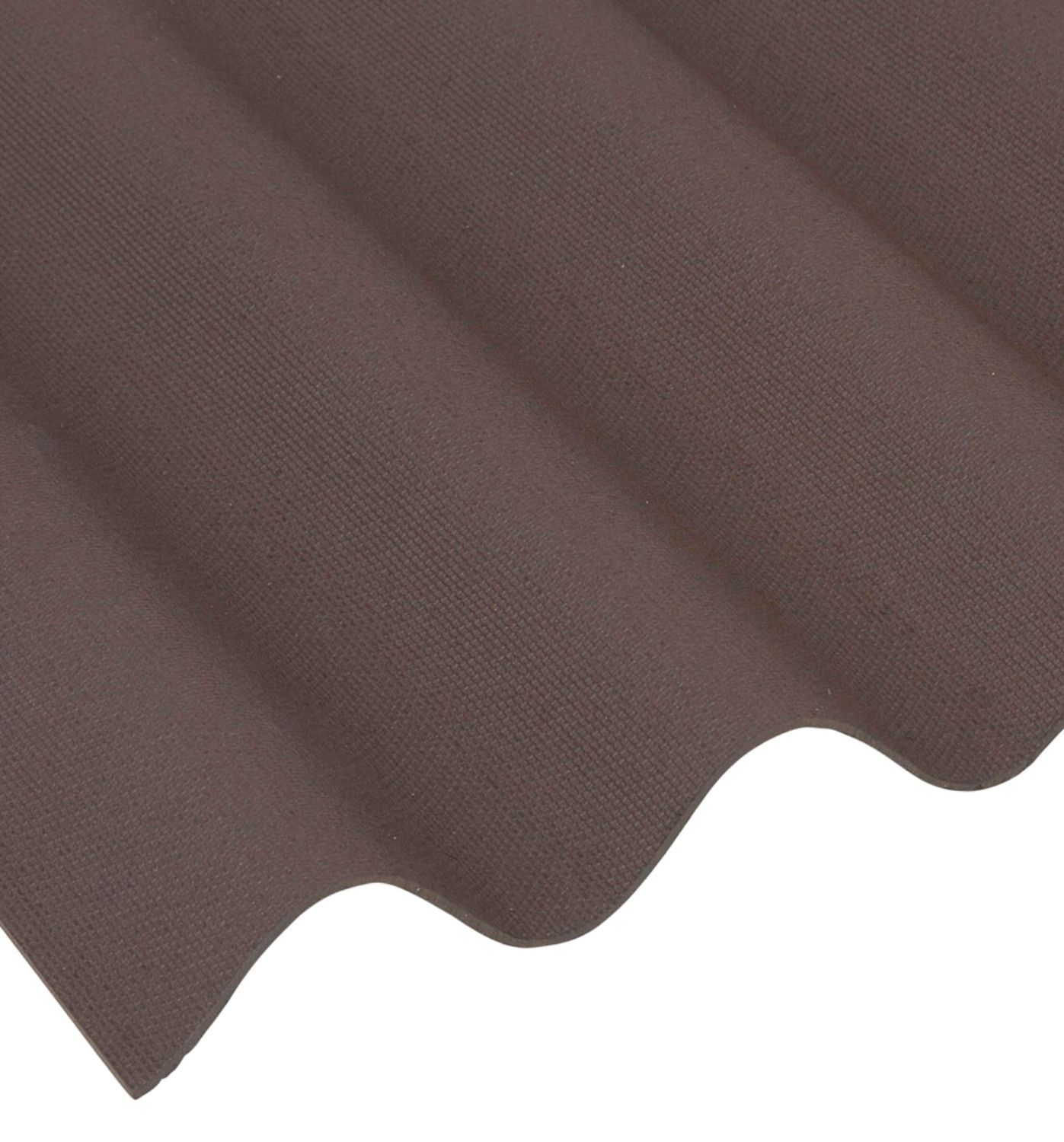 Coroline Corrugated Bitumen Roof Sheet - Brown (2000 x 950mm)