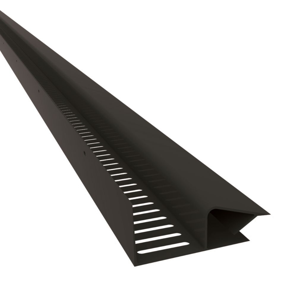 Manthorpe 25mm Continuous Soffit Vent 28mm x 80mm x 2440mm (Pack of 10)